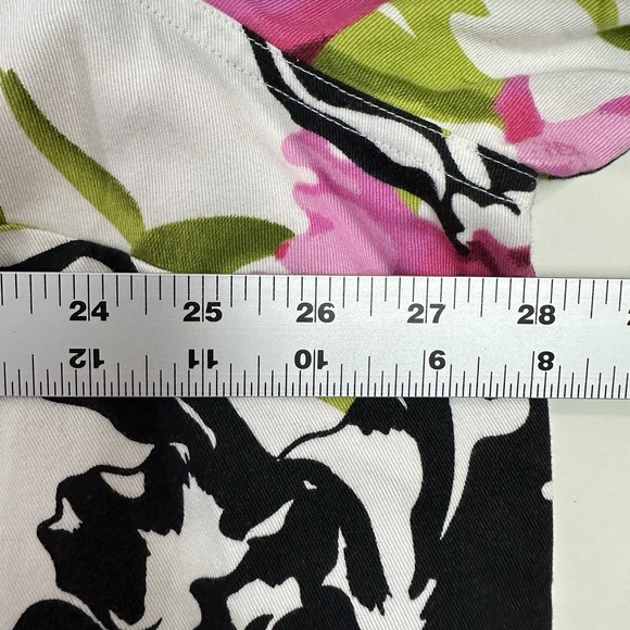 LIZ & ME Floral Lightweight Jacket Womens 2X‎ Beaded Embroidered Tropical New - Picture 9 of 10